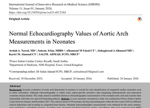 Normal Echocardiography Values of Aortic Arch Measurements in Neonates